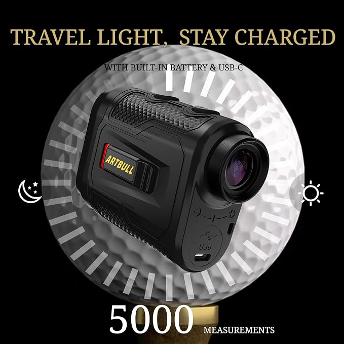 7 in 1 Golf Laser Rangefinder 6X Magnification