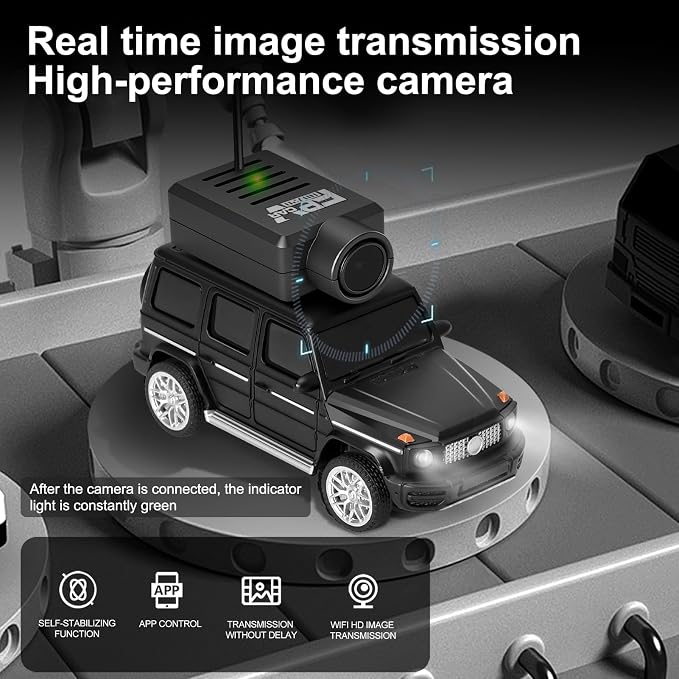 GoolRC WLtoys 6406 Mini RC Car, 2.4GHz 1:64 Scale FPV Remote Control Car