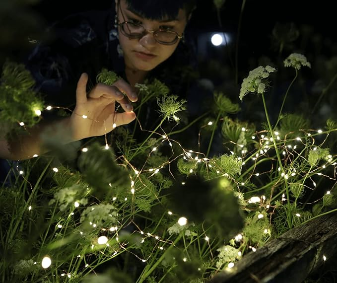 Magicnight Solar String Lights Mini Short Outdoor Led Fairy Light 15 ft 50 Led Waterproof for Garden Crafts