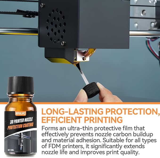 20ml 3D Printer Nozzle Protection Coating, 3D Printer Nozzle Cleaner High