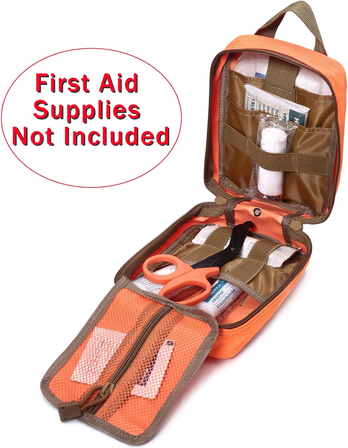 Skiennix Molle Tactical Medical Pouch - Durable 600D Nylon Rip-Away EMT First Aid Bag