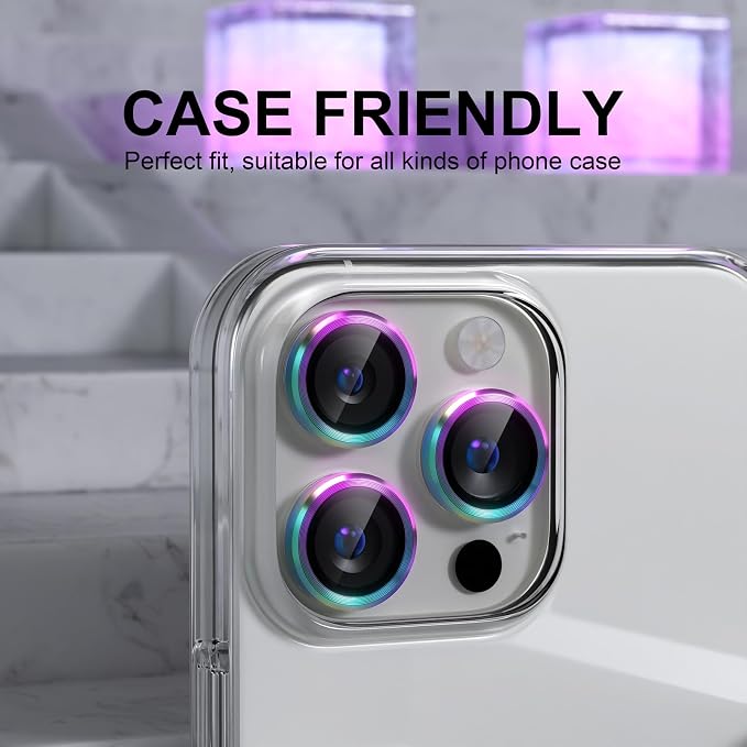Choiche Compatible for iPhone 16 Pro/iPhone 16 Pro Max Camera Lens Protector