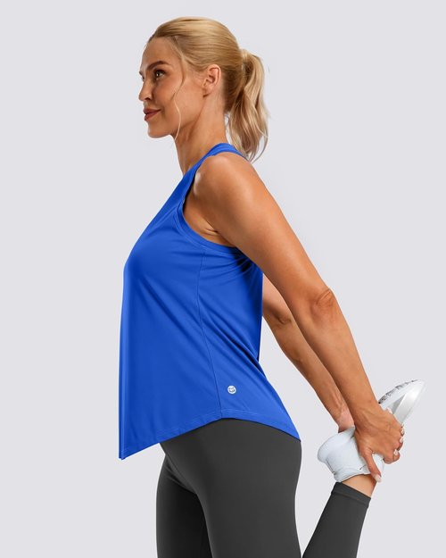 G Gradual Women's Racerback Workout Tank Top - Loose Fit Athletic Yoga Shirt for Running & Gym