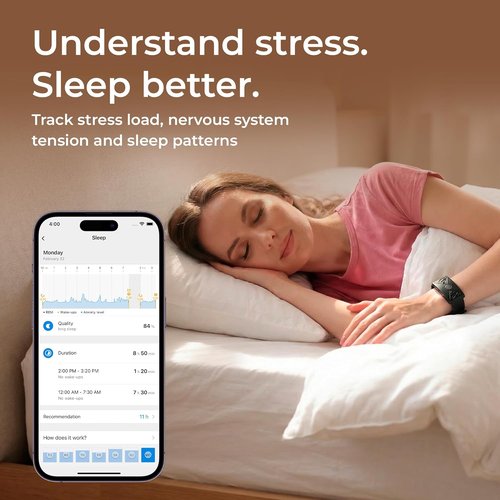 HEALBE Calorie Tracker - Automatic Smart Band with App | 24/7 Heart Rate, Sleep & Hydration Monitoring
