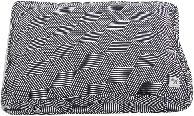 Molly Mutt Sheepy Wool-Filled Crate Pad, GOTS-Certified 100% Organic Cotton Canvas Cover with Soft 100% Natural Wool Insert, Ideal for Dog Bed or Kennel, Rough Gem, 42" x 28" x 2.5"