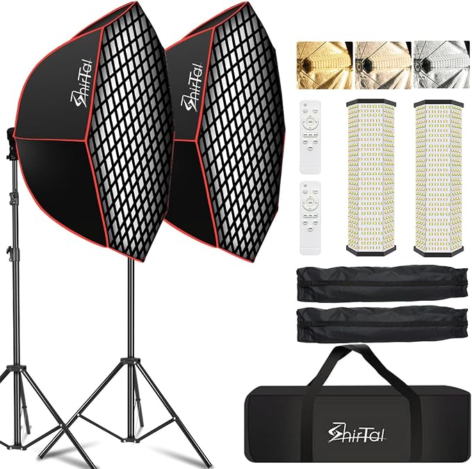 Softbox Photography Lighting Kit, Lighting