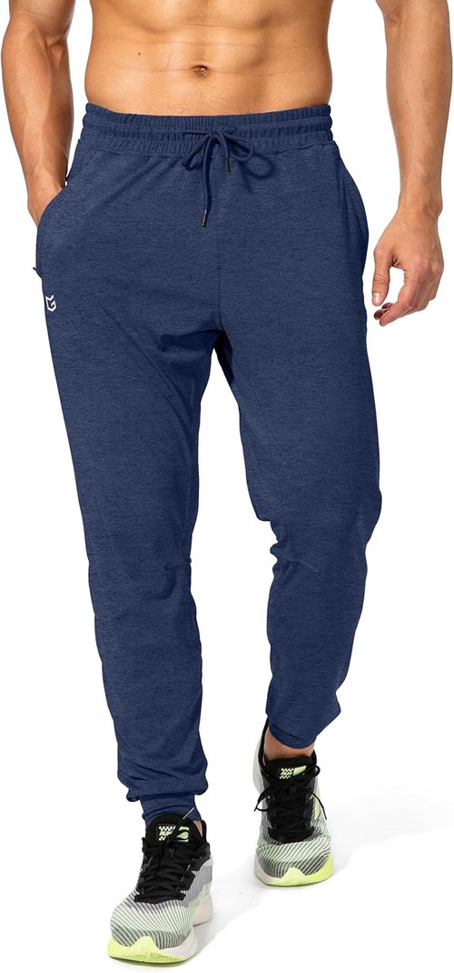 G Gradual Men's Athletic Sweatpants - Zipper Pockets for Running & Workout | Comfortable Joggers