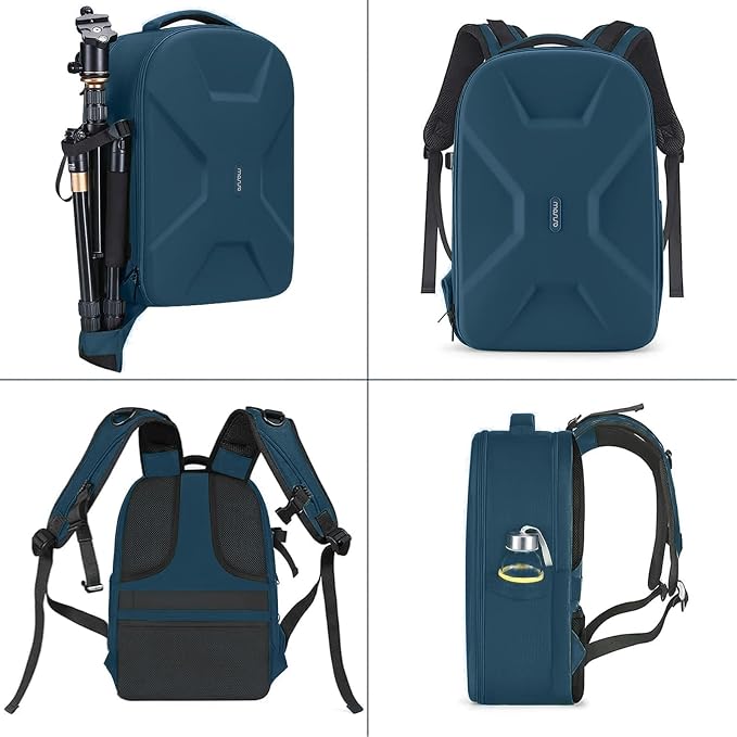 MOSISO Camera Backpack, DSLR/SLR/Mirrorless Photography Camera Bag Full Open