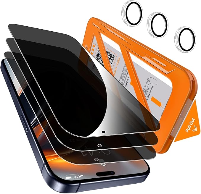 QHOHQ 3 Pack Privacy Screen Protector
