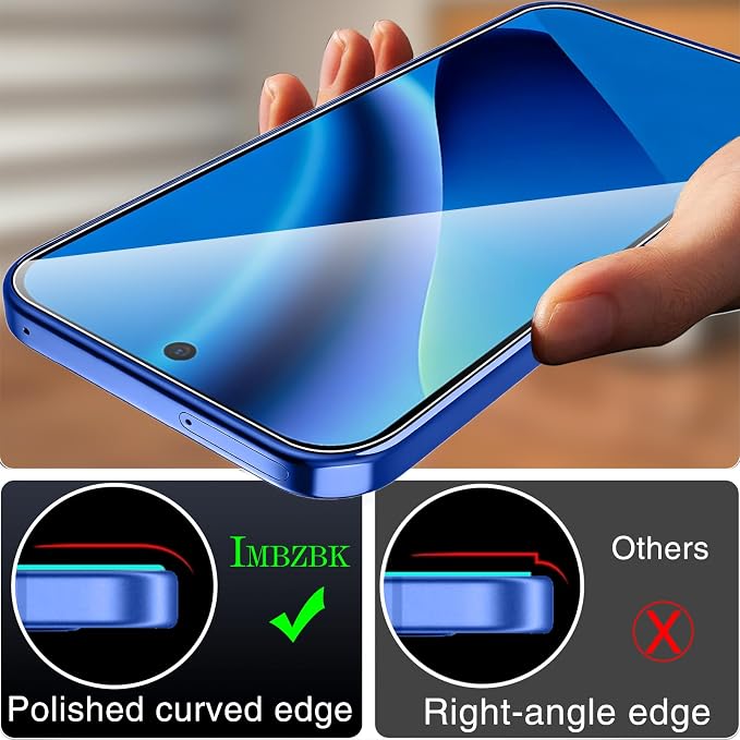 IMBZBK 3 Pack Screen Protector for Google Pixel 10a Accessories, Case Friendly
