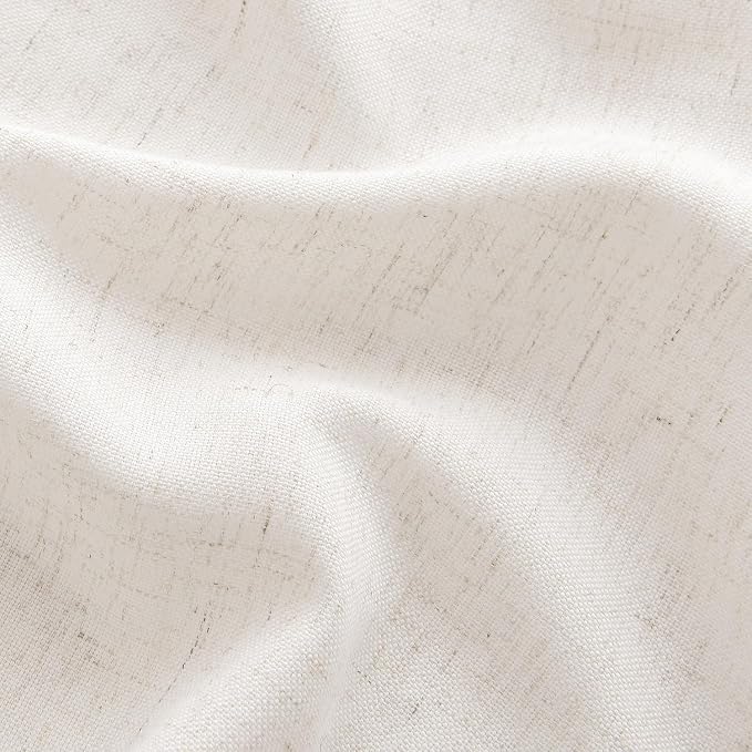 Memory Trained Pinch Pleated Curtains 132 Inches Long, Viral Linen Pinch Pleat