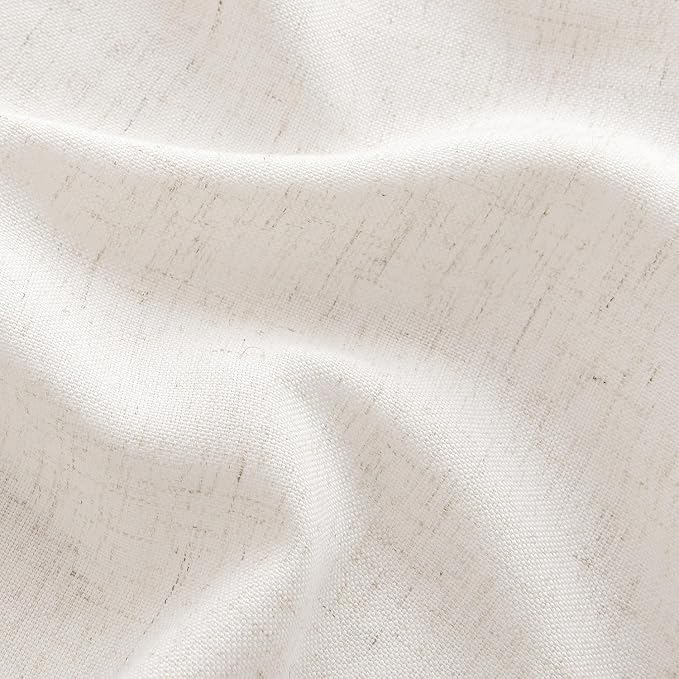 Memory Trained Pinch Pleated Curtains 72 Inches Long, Viral Linen Pinch Pleat