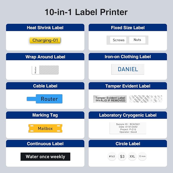 SUPVAN G15M Mini Portable Label Maker Machine