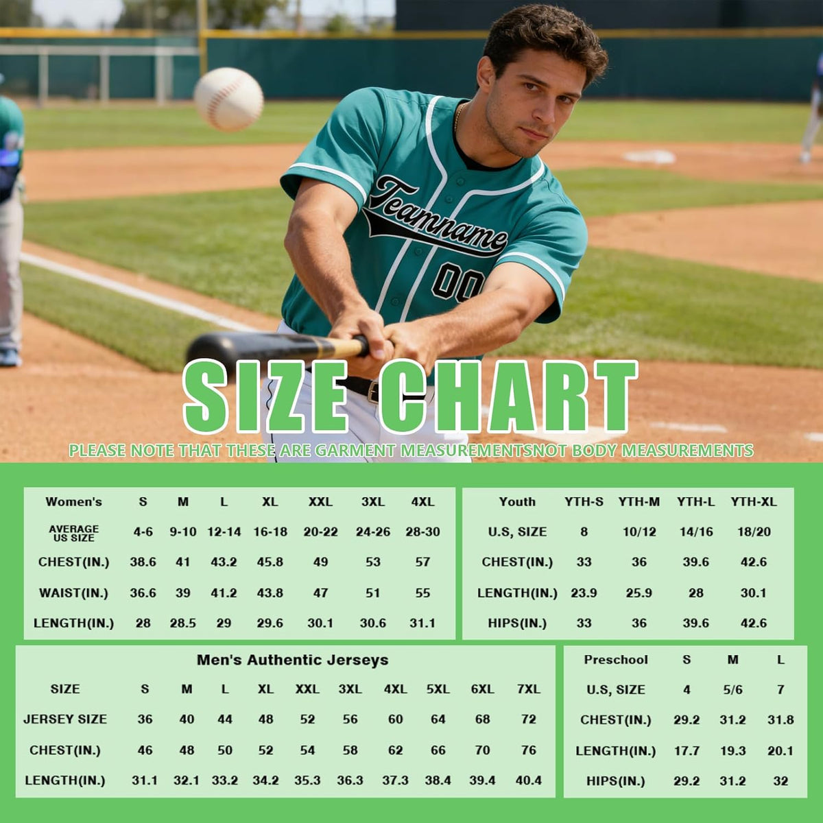 Skiennix Custom Baseball Jerseys - Personalized Team Names & Numbers for Men, Women & Youth