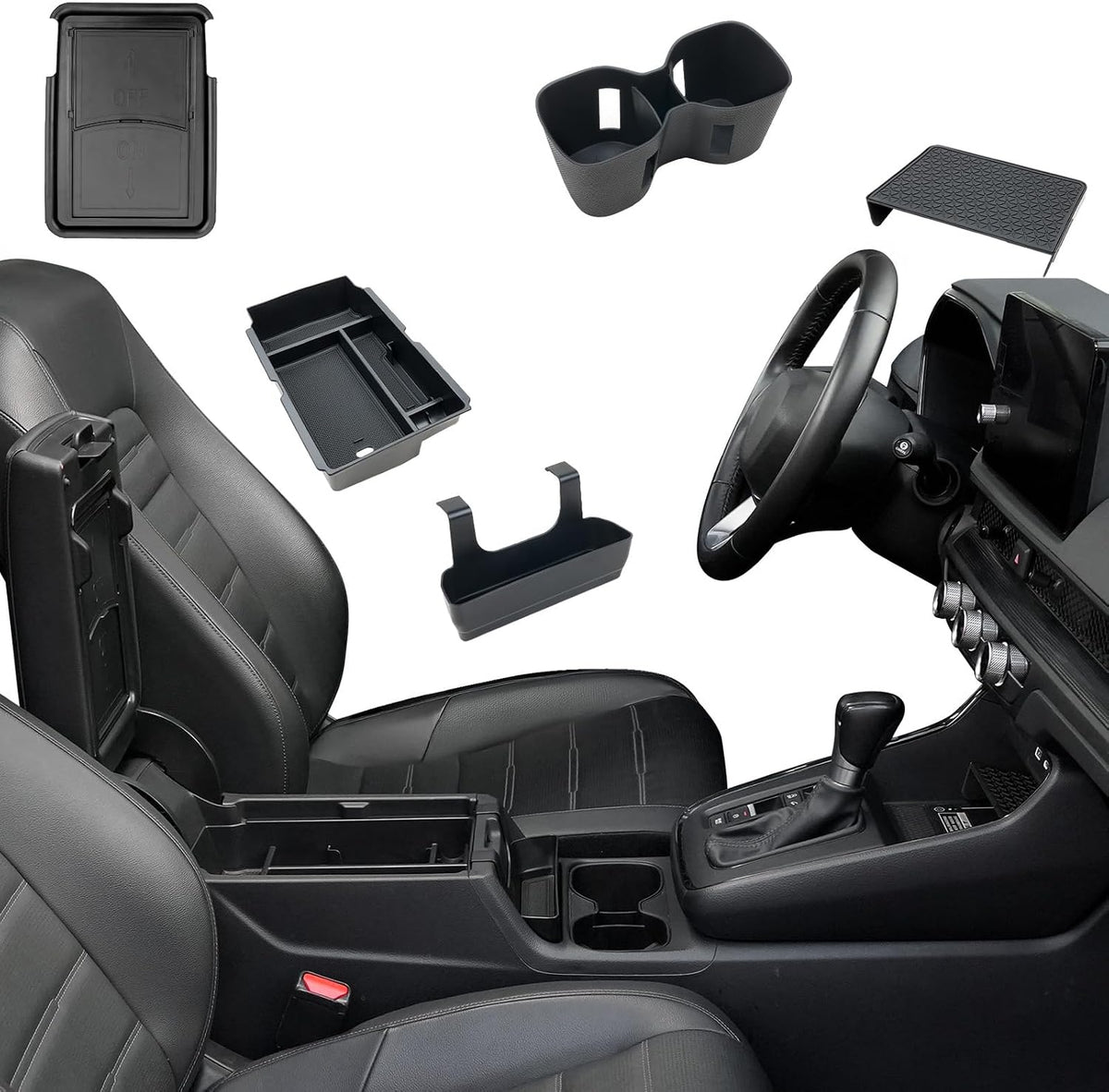 ELECFRESH Center Console Organizer for 2023-2026 Honda CRV Accessories