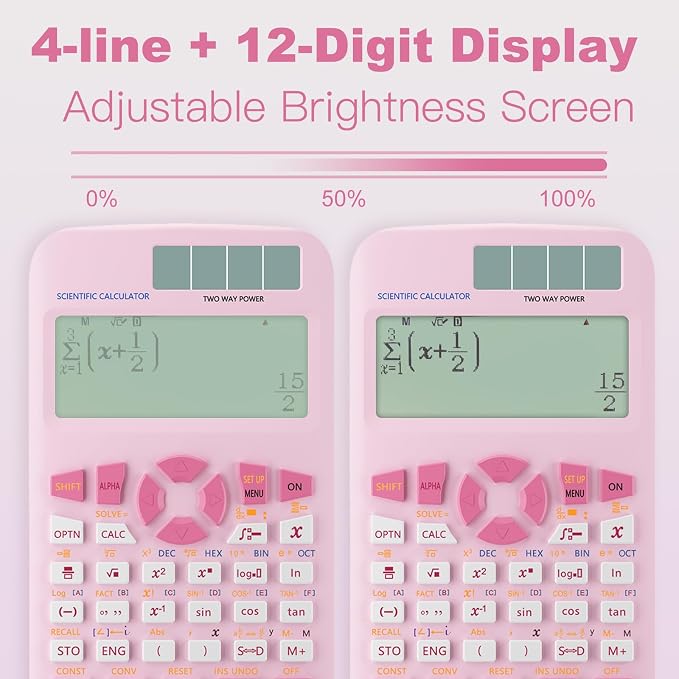 Scientific Calculators, Rudnia Pink Calculators