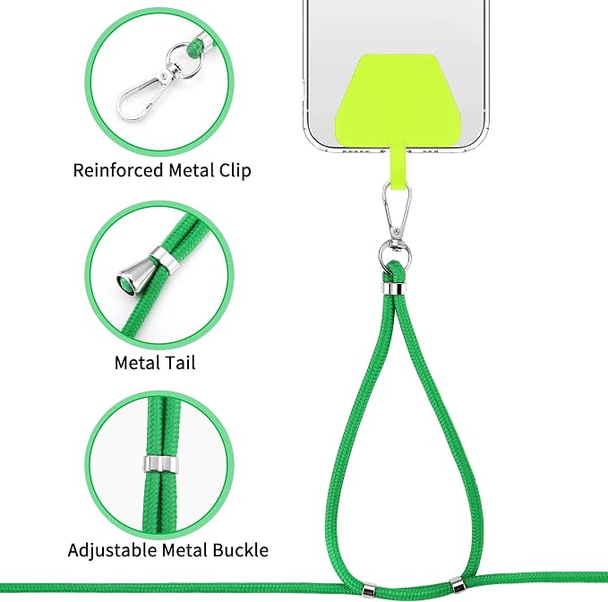 CACOE Phone Lanyard 2 Pcs-2 Pcs Adjustable Neck Strap, Universal Crossbody