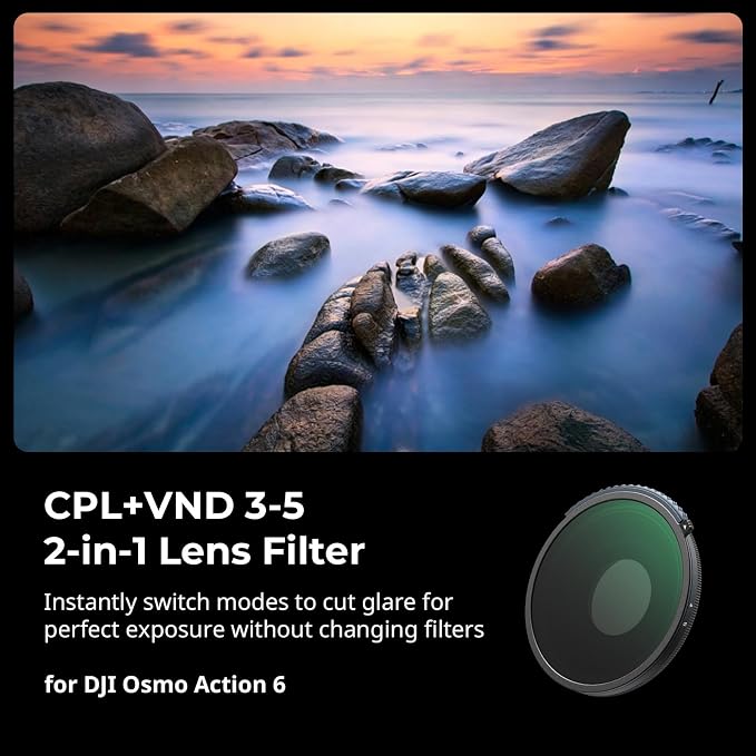 SmallRig 2-in-1 CPL/VND 3-5 Filter