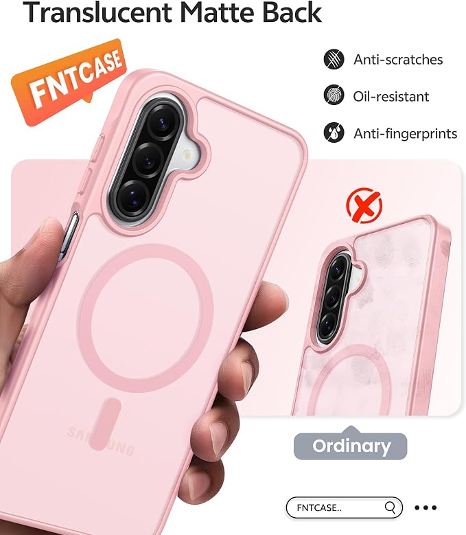 FNTCASE for Galaxy A17/A16 5G Phone Case: for Samsung A17 Cases Matte