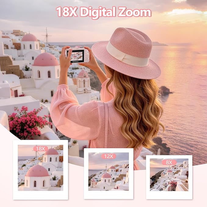 4K Digital Camera for Photography, 64MP Vlogging Camera for YouTube