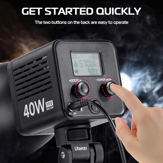 ULANZI 40W Pro Portable LED Video Light