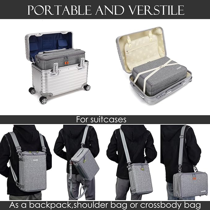 Camera Insert Bag, Shockproof &Pressure-proof Dual Opening Padded Camera Lens