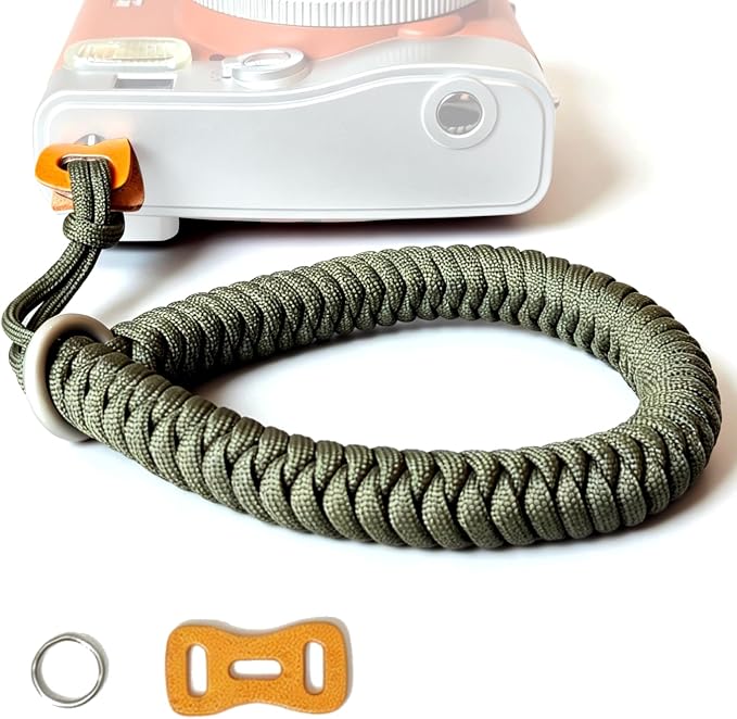 Noopel Camera Wrist Strap, Braided Nylon Hand Strap, Anti-Slip Secure Design