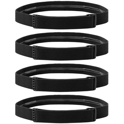 4 Pack Headlamp Strap Replacement Headband, Elastic Headlight Strap Replacement for Black Diamond, Petzl, Energizer, Pelican, Fenix Headlamps 1”, Adjustable Width Comfortable Band (Silicone Anti-Slip)
