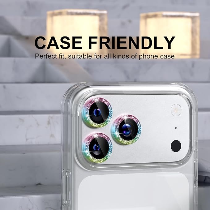 Choiche Compatible for iPhone 17 Pro/iPhone 17 Pro Max Camera Lens Protector