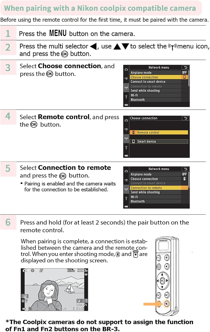 for Nikon Wireless Camera Remote Control