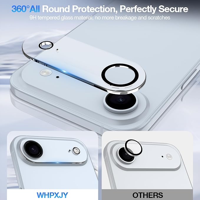 WHPXJY 2025 New Upgrade for 3 pack iPhone Air Camera Lens Protector-Tempered