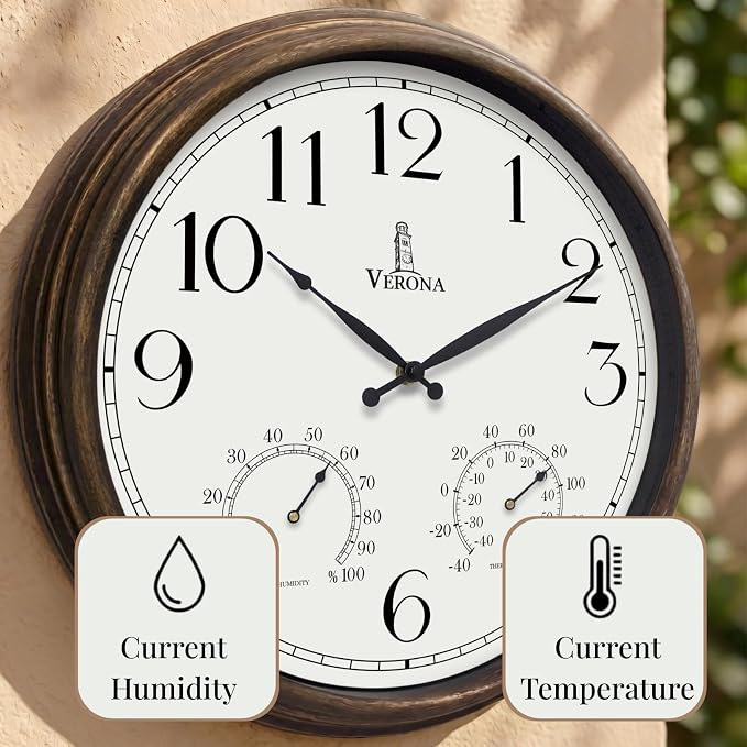 Large Outdoor Clocks for Patio