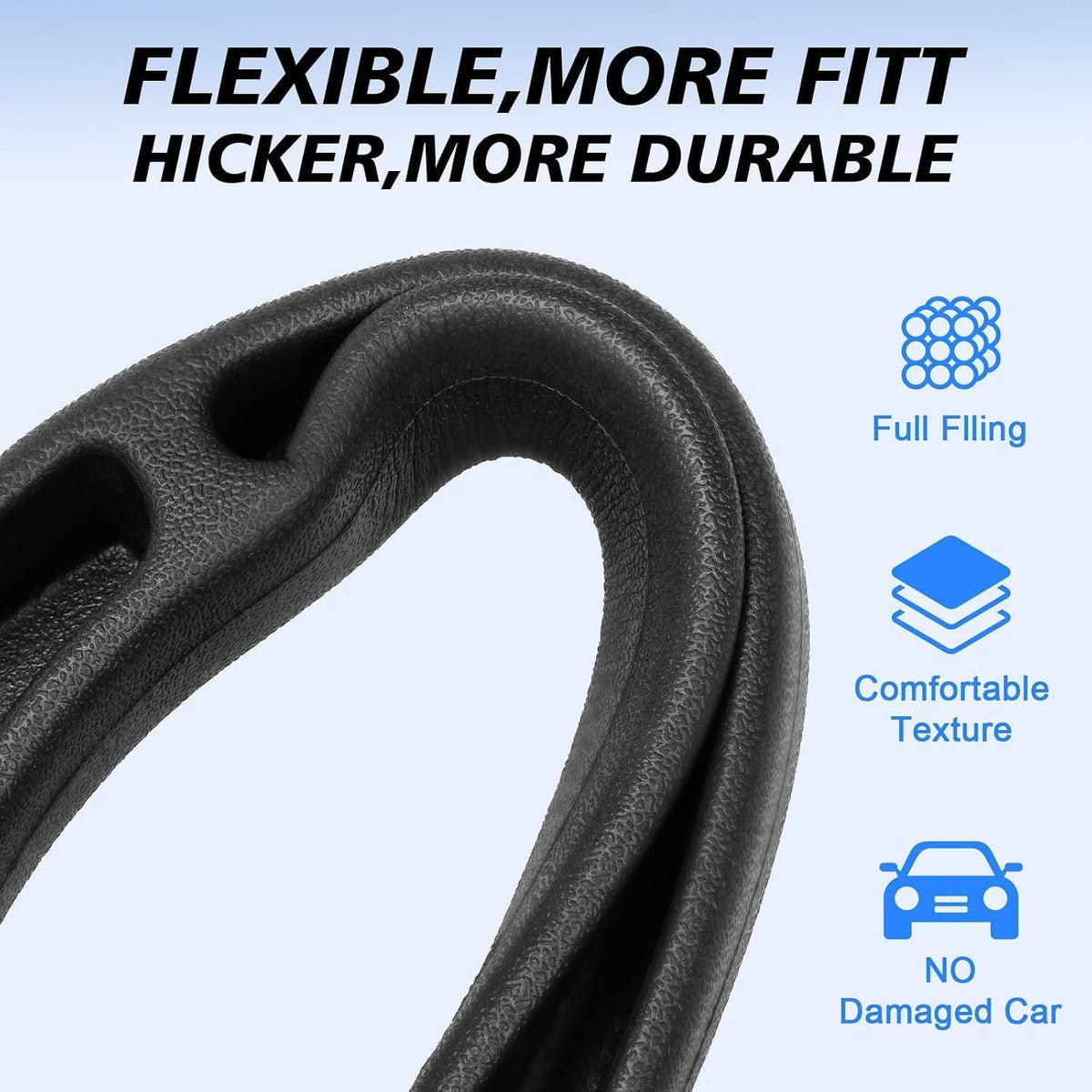 Car Seat Gap Filler 2 Pack, Block Phones, Keys, Coins & Cards