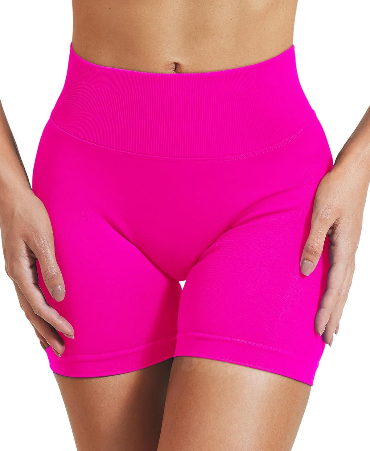 VOYJOY Women's Workout Shorts - Scrunch Butt Lifting Seamless Gym Biker Shorts | 2.5"/3.6"/4.5"/6" Sizes