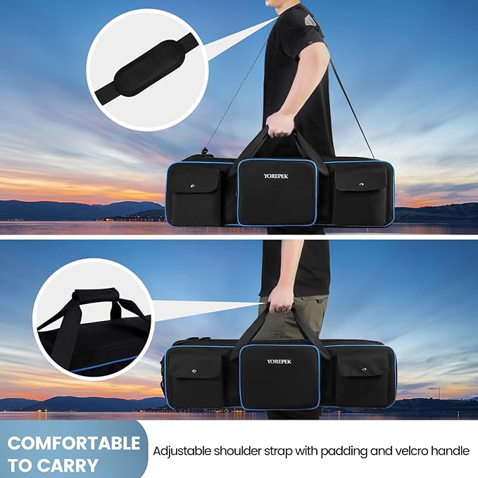 YOREPEK Tripod Carrying Case Bag 40.5", Resistant Light Stand Bag
