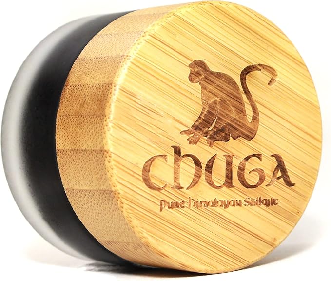 Chuga's Pure Himalayan Shilajit for Men & Women | Organic Shilajit Harvested 16,000ft | Lab Tested in USA, 74+ Fulvic Acid, Grade A, Immune Booster, Shilajit Resin 20 Grams, 100 Servings (Pack of 1)