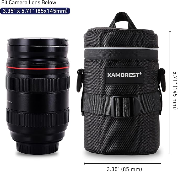 Camera Lens Case Lens Bag Compatible)