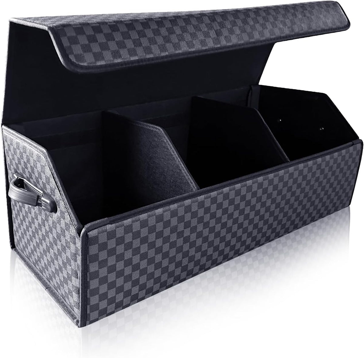 Fyzeoty Car Trunk Organizer for SUV and Sedan, Blue-Gray, 29.5 inches