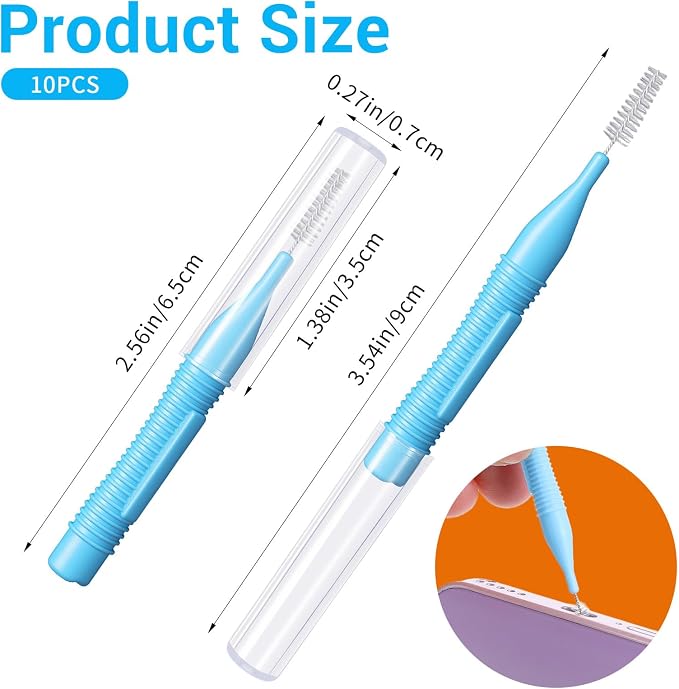 10 Pcs Charging Port Cleaner Phone Port Cleaner USB C Ports Cleaning Tool