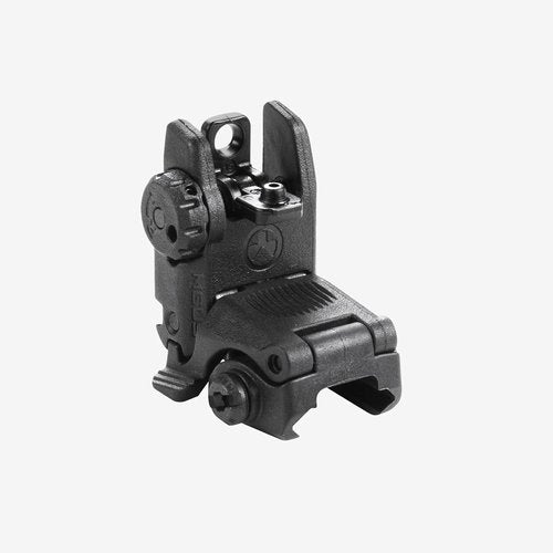 Magpul MBUS Flip-Up Backup Sights - Durable Black Rear Sight for Quick Target Acquisition