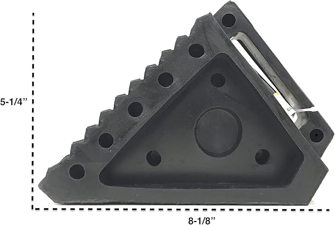 MaxxHaul 70072 Solid Rubber Heavy Duty Wheel Chock