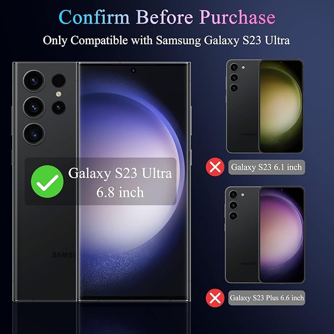LYWHL for Samsung Galaxy S23 Ultra Matte Privacy Screen Protector Anti-Spy