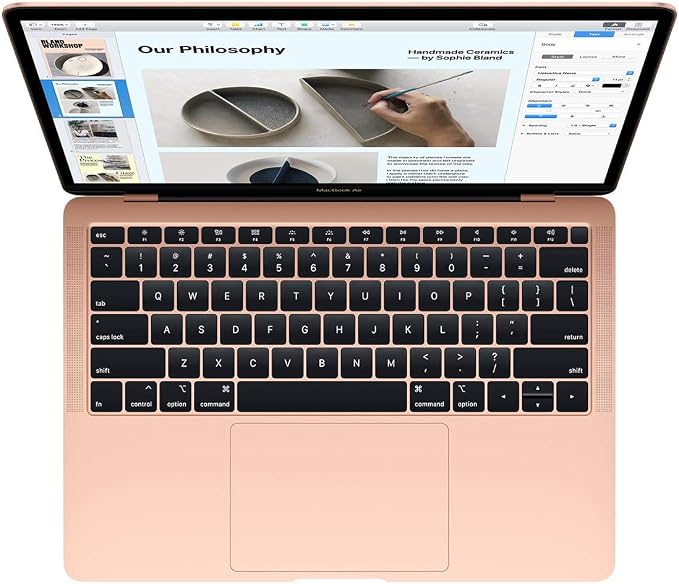 Apple 2018 MacBook Air with 1.6GHz Intel Core i5, 13-inch, 16GB RAM, 512GB SSD Gold (Renewed)
