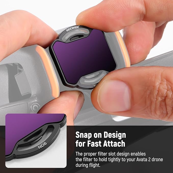 NEEWER Snap On ND&UV Filter Set Compatible