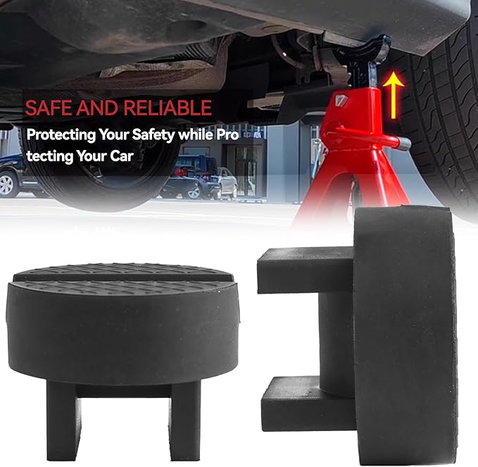 Unique Design Universal Car Jack Stand Support Pad Floor Lifting Slotted Frame Rail Protector Guard Pinch Weld Protector Rubber