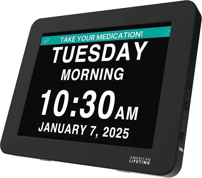American Lifetime New 2026 Dementia Clock Large Digital Clock