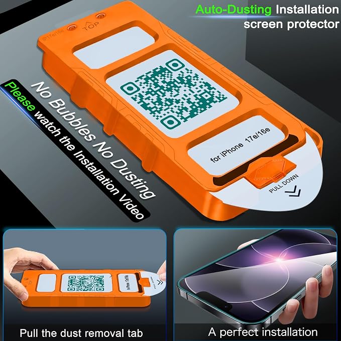 IMBZBK 3 Pack Screen Protector for iPhone 17e / iPhone 16e Accessories