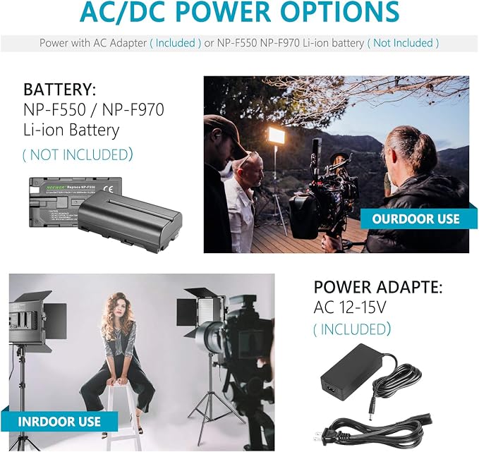 Neewer Professional Metal Bi-Color LED Video Light