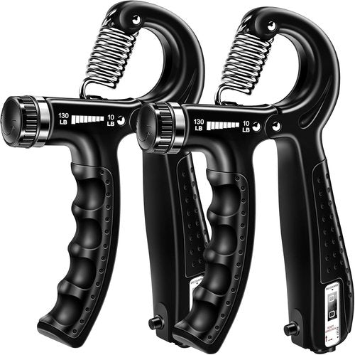 HiKeep Grip Strength Trainer - Forearm & Hand Strengthener (2 Pack) | Enhance Grip Power & Endurance