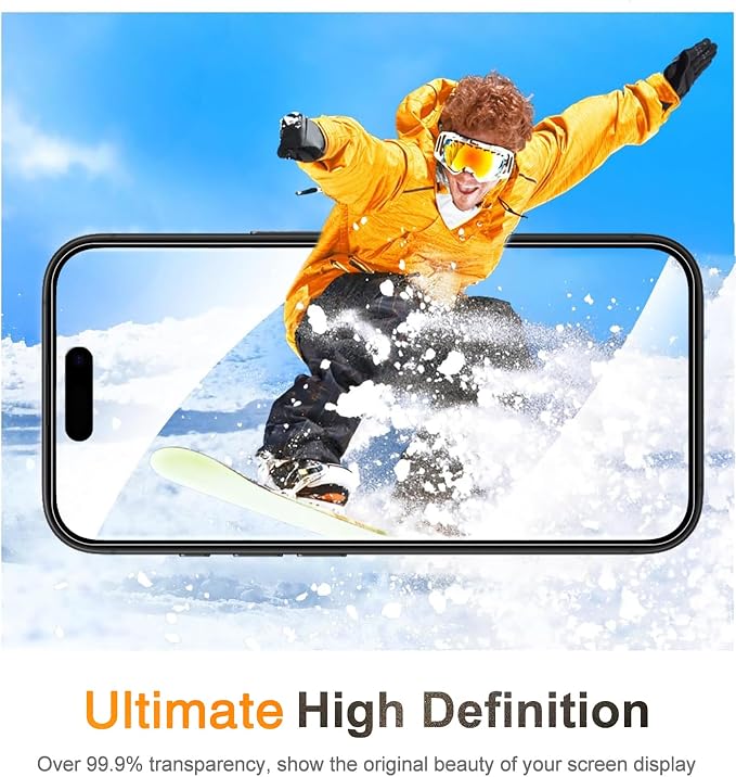 Wiaocit 3 Pack Tempered Glass Screen Protector
